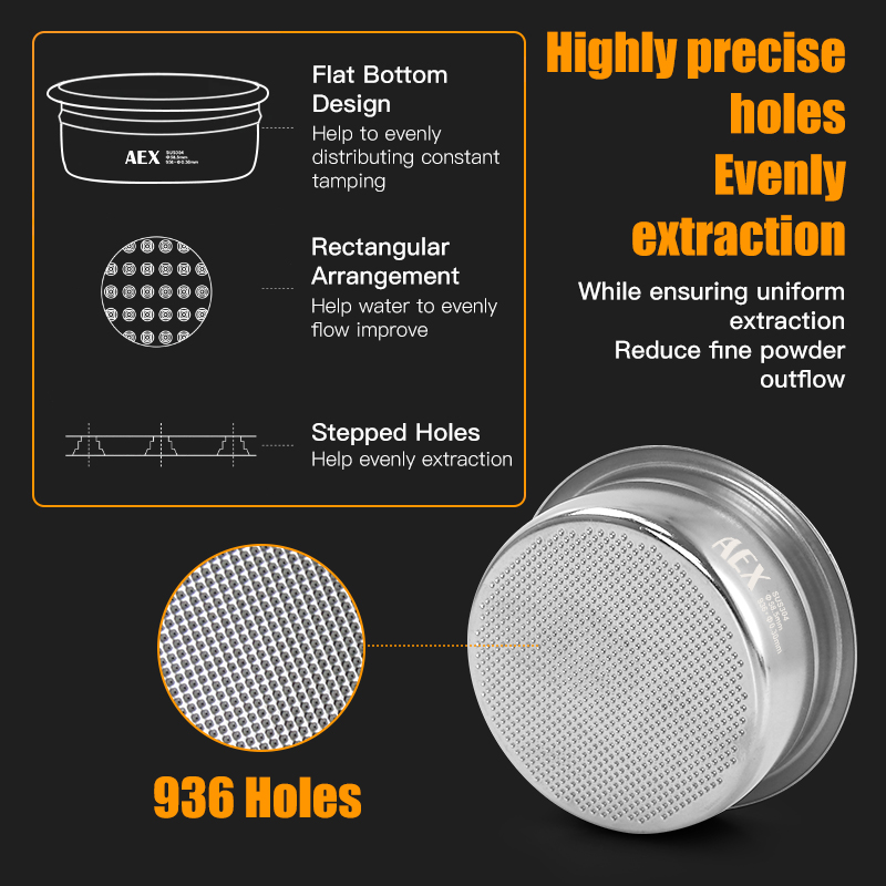 Alikisscafe 58MM Coffee Filter - огляд і ціна Body Jewelry Piercing