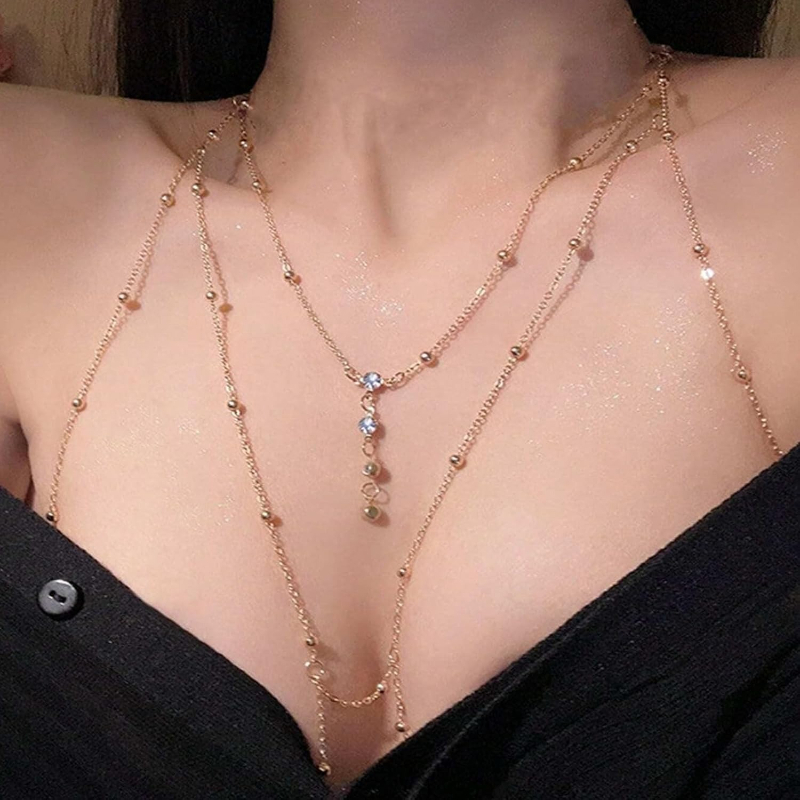 Women'S Body Chain, Sexy Multi - огляд і ціна Body Jewelry Necklace