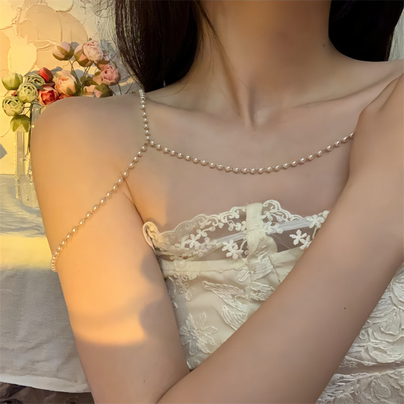 Boho Pearl Bridal Shoulder Nec - огляд і ціна Body Jewelry Necklace