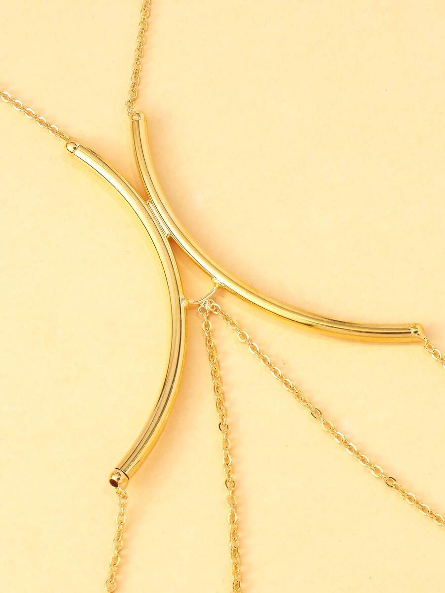 Luxury Gold Body Chain For Wom - огляд і ціна Body Jewelry Nipple Chain