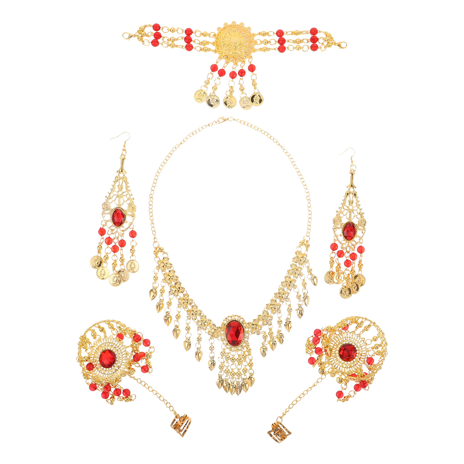 1Set Belly Dance Jewelry Set W - огляд і ціна Body Jewelry Indian